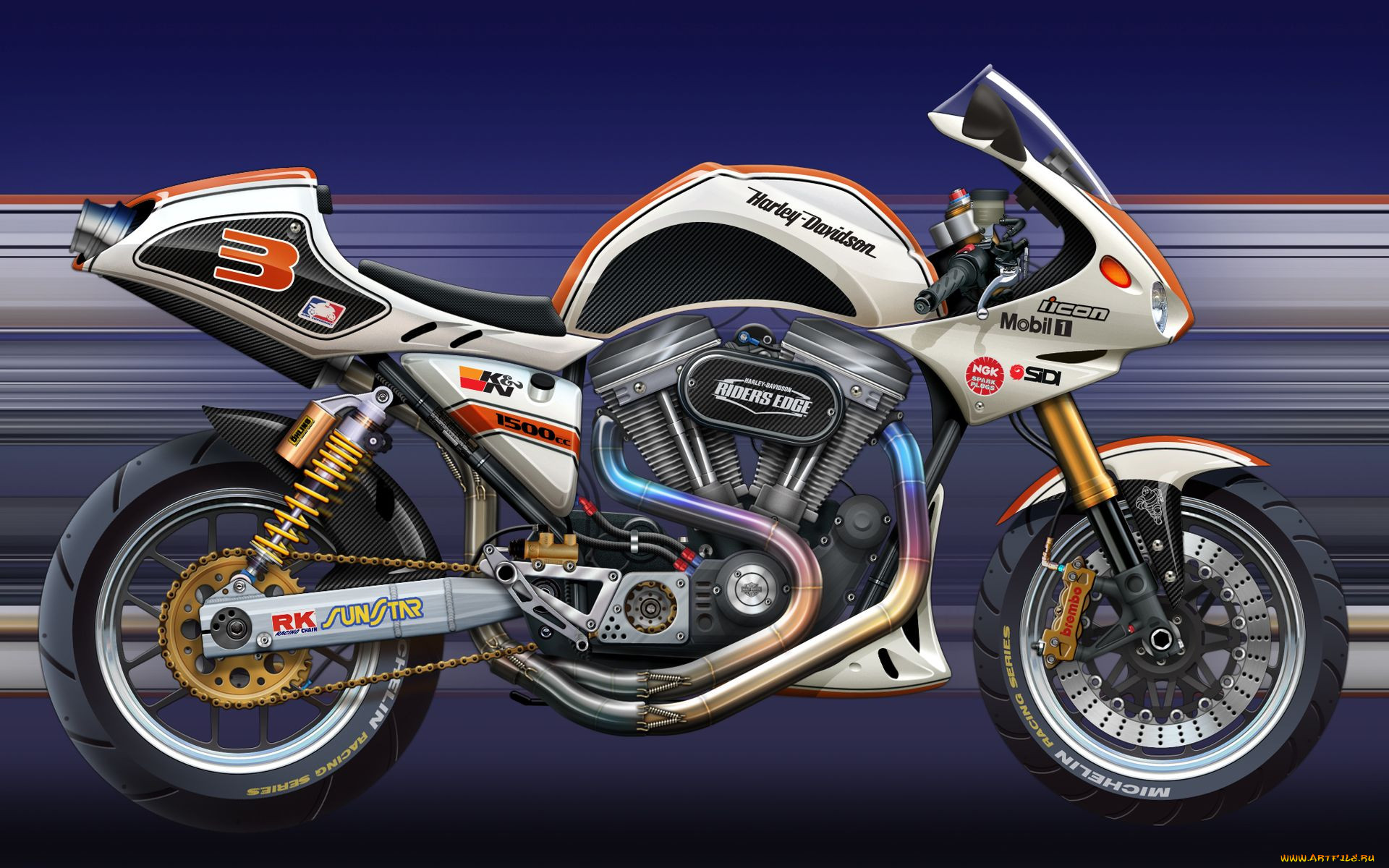 , 3d, superbike
